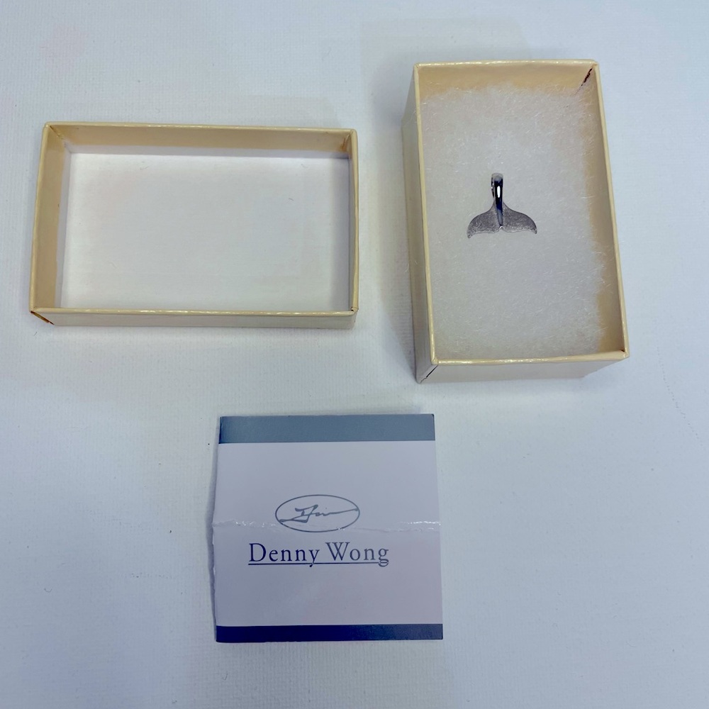 Designer Denny Wong Whale Tail Pendant